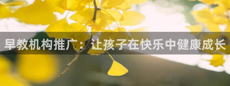 鸿图娱乐下载天狮：早教机构推广：让孩子在快乐中健康成长