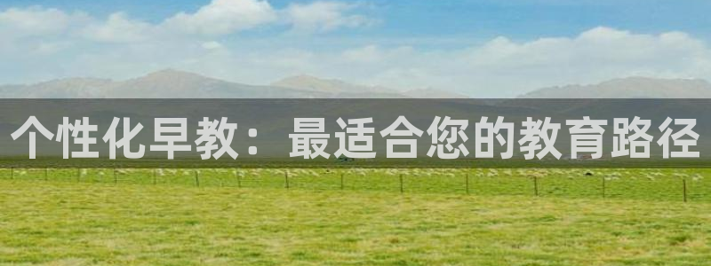 天狮娱乐 a招商67646：个性化早教：最适合您的教育路径