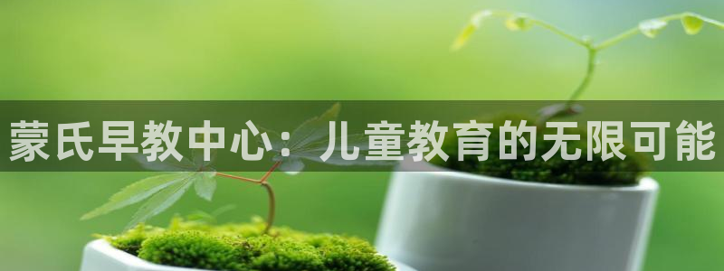 天狮娱乐 官方注册官网：蒙氏早教中心：儿童教育的无限可能