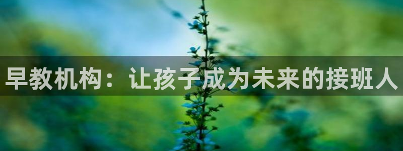 天狮娱乐负责人是：早教机构：让孩子成为未来的接班人