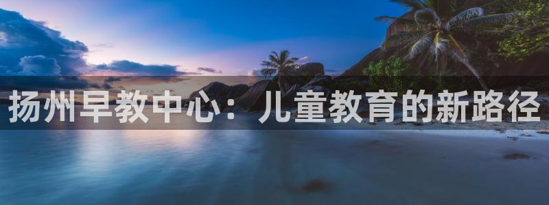天狮娱乐股东36633：扬州早教中心：儿童教育的新路径